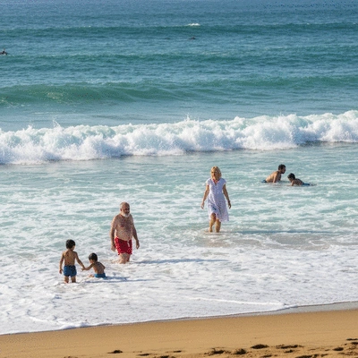 Diverse small business owners interacting with customers in a friendly, personalized manner, representing local engagement